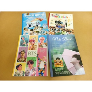 Vở ghi chép BTS 100 trang kèm hình ảnh BTS ở mỗi trang