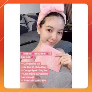 (Chính Hãng) Mặt Nạ Nhau Thai Tế Bào Gốc Rwine Beauty Stem Cell Placenta Mask Nhật Bản SABINTO