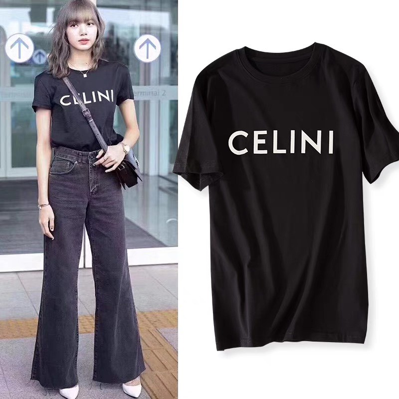 Áo thun unisex eline form rộng vải cotton co dãn - áo phông nam nữ phong cách ulzzang AQ-317