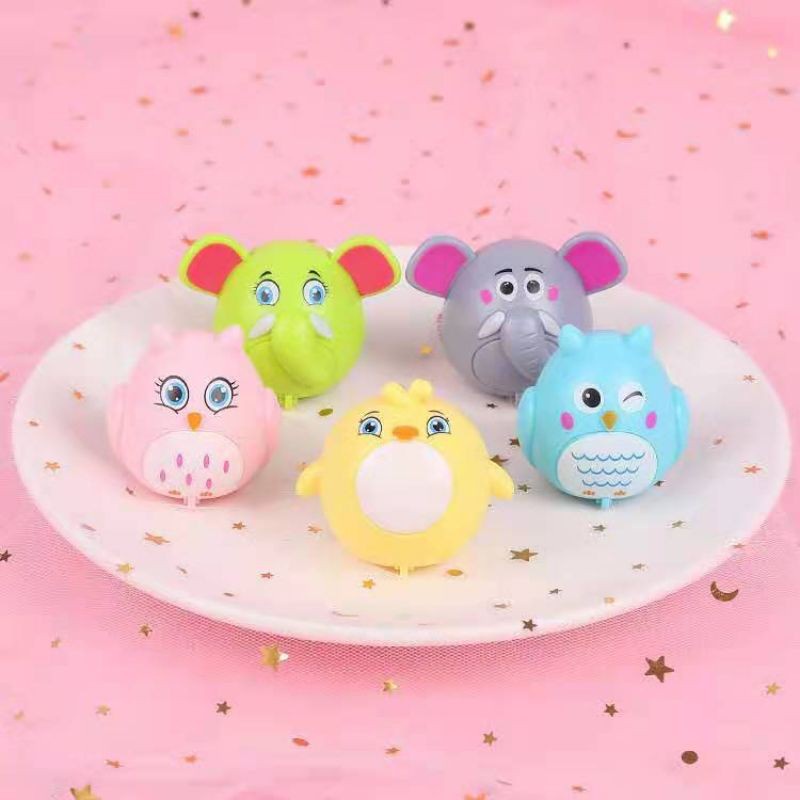 Đồ chơi xe cót hình thú ngộ nghĩnh đáng yêu size mini cho bé