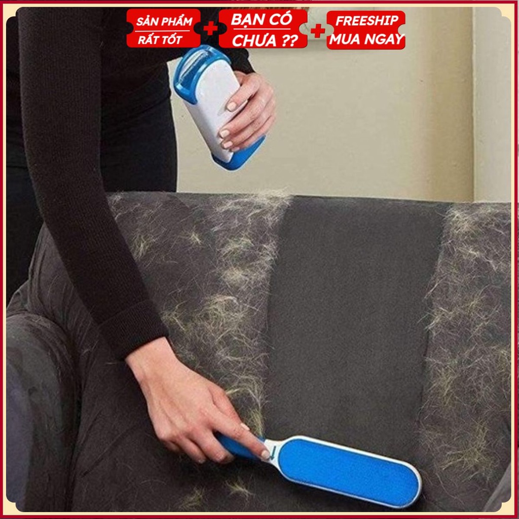 Bàn Chải Vệ Sinh Hút Tĩnh Điện - Hiệu Quả hút Bụi - Lông Thú Cưng - Tóc Rụng - Làm Sạch Sofa Cực Nhanh