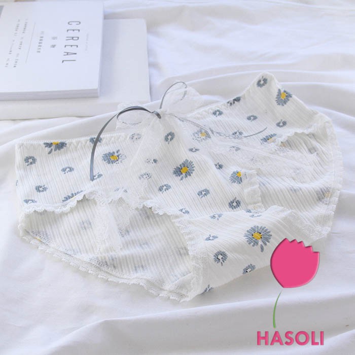 Quần Lót Nữ Cotton Hoa Cúc Kháng Khuẩn Y Tế Siêu Mềm Thoáng S56