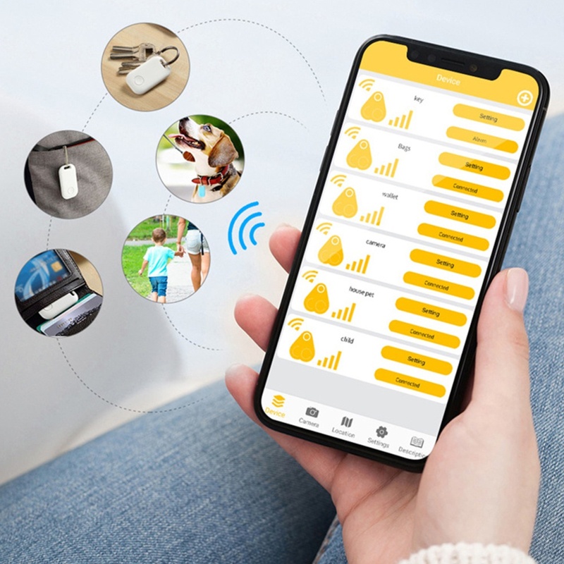 Túi Đựng Điện Thoại / Chìa Khóa Kết Nối Bluetooth Chống Trộm Tiện Dụng