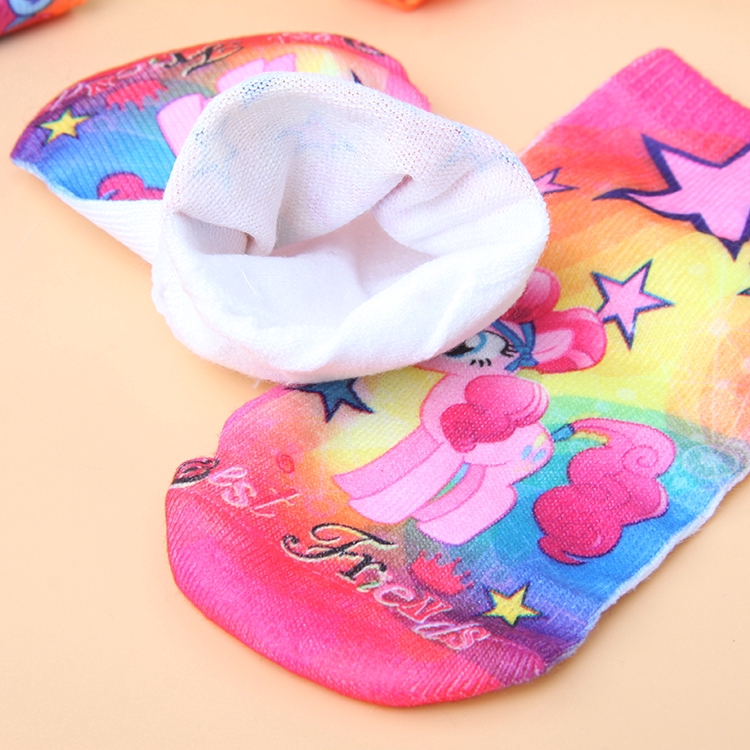 Bộ 4 Đôi Vớ Cotton Họa Tiết Hoạt Hình My Little Pony 4 Trong 1