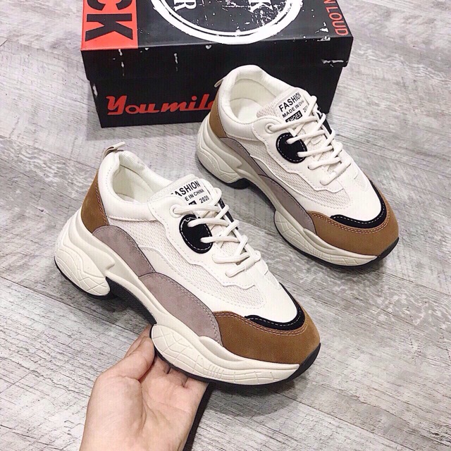 Sneaker độn đế 6cm