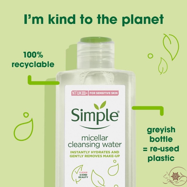 Nước Tẩy Trang Dịu Nhẹ Simple Kind To Skin Micellar Water 200ml | BigBuy360 - bigbuy360.vn