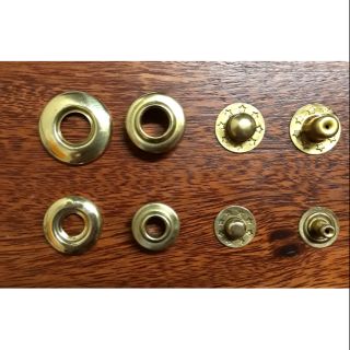 10 bộ cúc bấm fish eye/ mắt cá bằng đồng (hỗ trợ đóng cúc cho khách mua trực tiếp hoặc yêu cầu cần hỗ trợ ở xa)