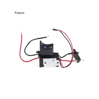 Fstyzx DC 7.2-24V Electric Drill Dustproof Speed Control Push Button Trigger Switch FY