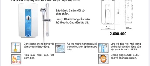 Bình nước nóng Inax HI-45S