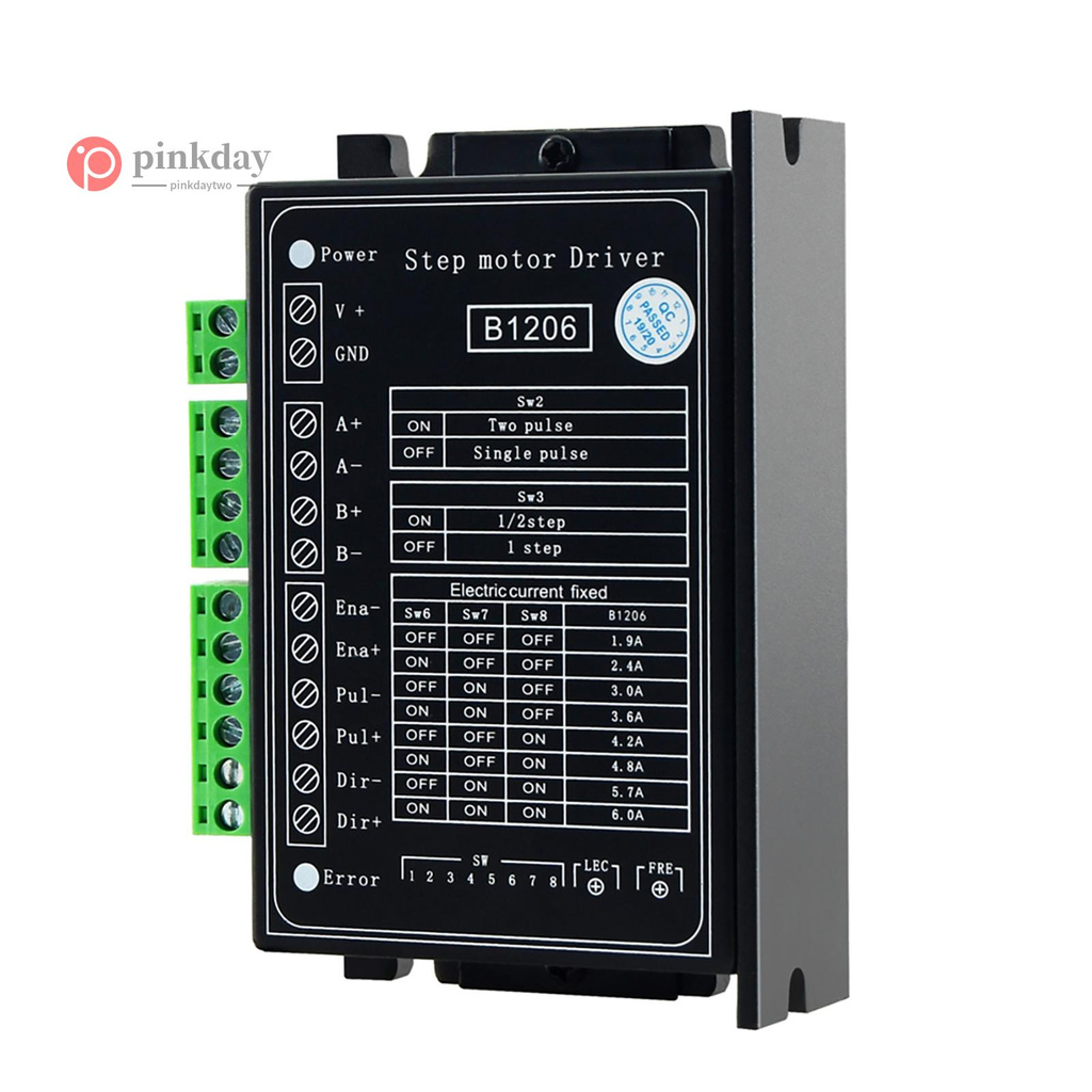 Ready in stock Aibecy B1206 Full/Half Step Driver 2-Phase Stepper Motor Driver Driving Voltage 20V-120VDC Current 6A