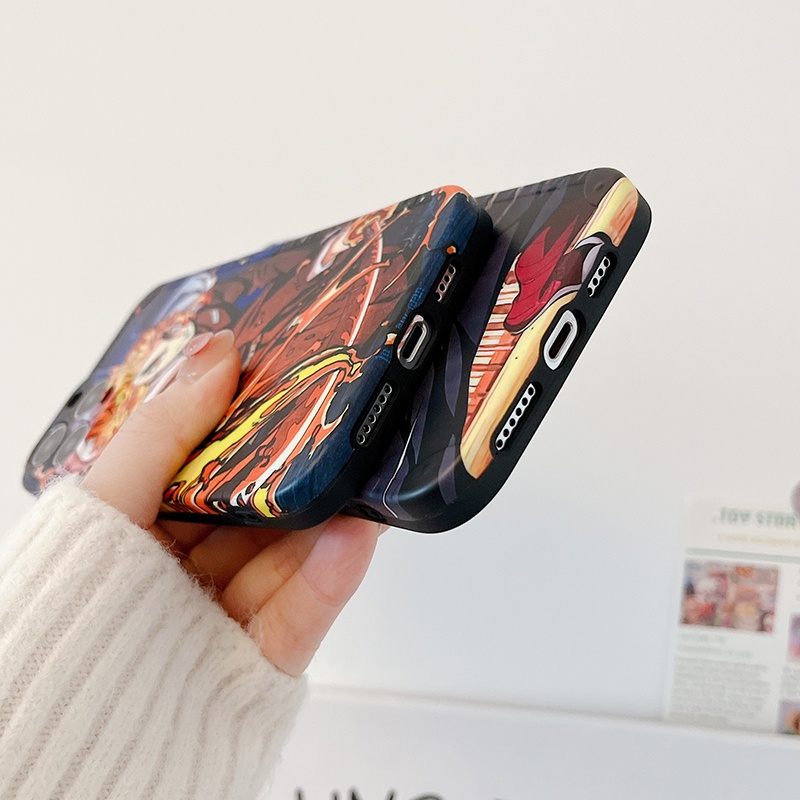 Ốp Điện Thoại Mềm Nhám In Hình Hoạt Hình Demon Slayer Cho iPhone 14 Pro Max 13 11 12 Pro Max Xs Max XR 14plus