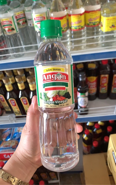 Dấm Ăn Trung Thành chai 450/500ml Nắp Xanh/Vàng