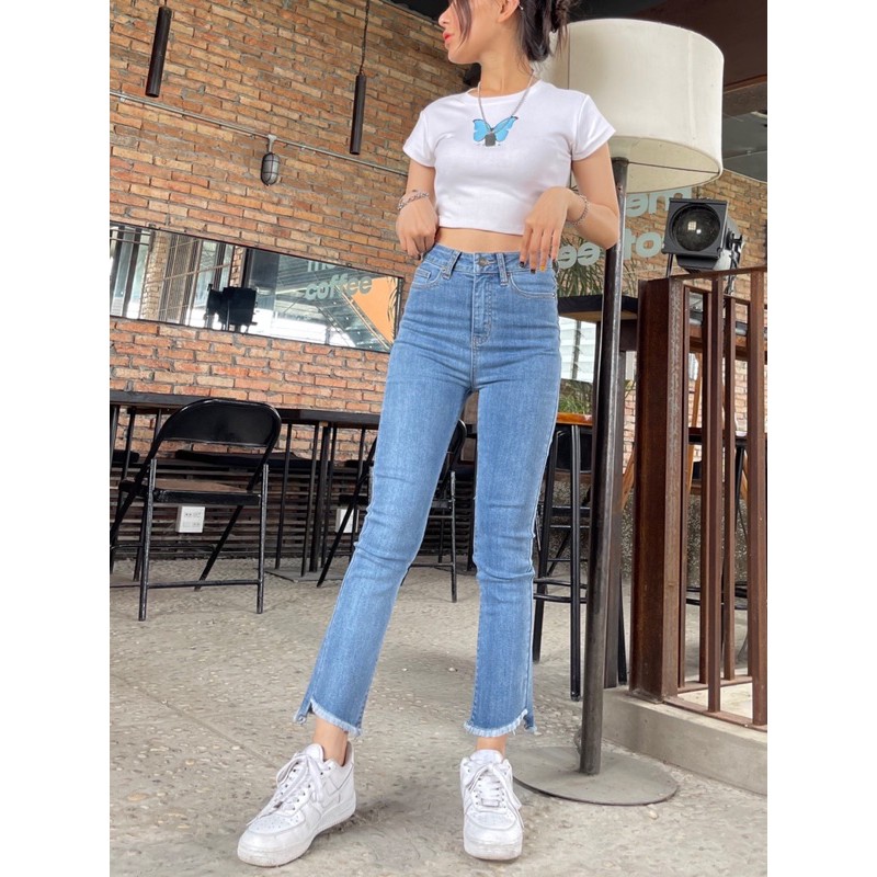 Quần loe xéo 20decemberjeans mã 1017 | BigBuy360 - bigbuy360.vn