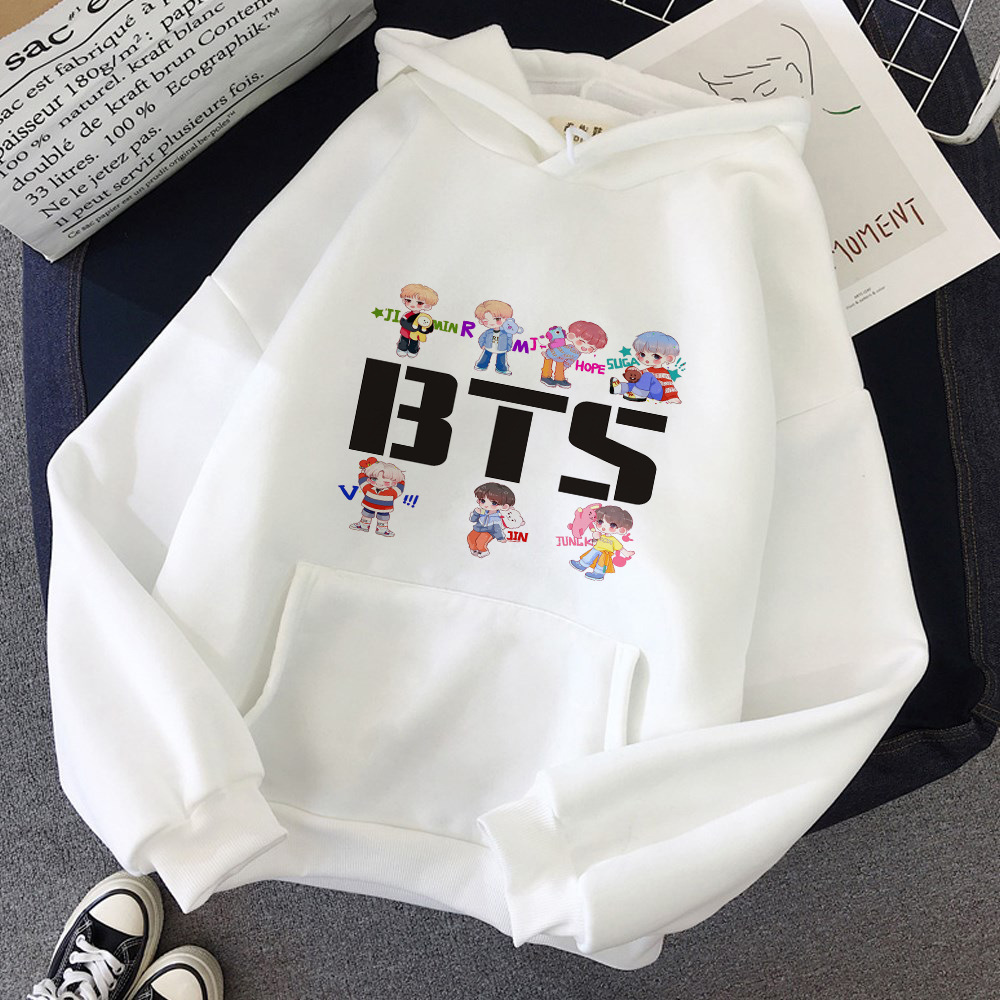 Áo Hoodie Bts Jin Jimin Suga Love Yourself Chui Đầu Rap-4