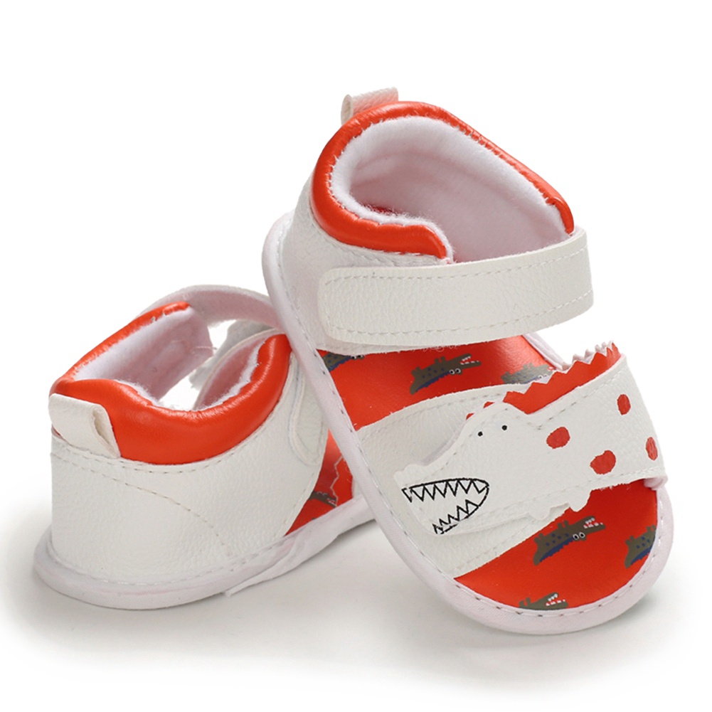 Xăng đan Đế Mềm Chống Trượt Thoáng Khí In Hình Cá Sấu Dành Cho Bé Trai