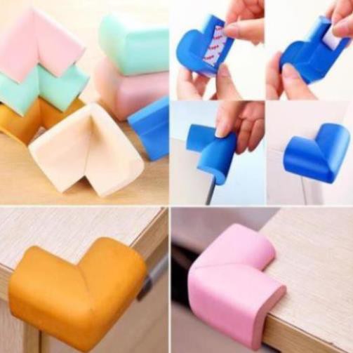 Combo 4 Miếng Bọc Cạnh Bàn - Bịt Góc Bàn Bảo Vệ Bé