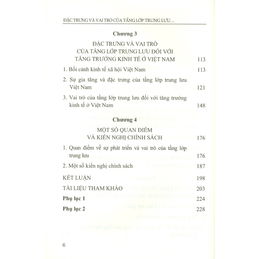 Sách - Đặc Trưng Và Vai Trò Của Tầng Lớp Trung Lưu Ở Việt Nam