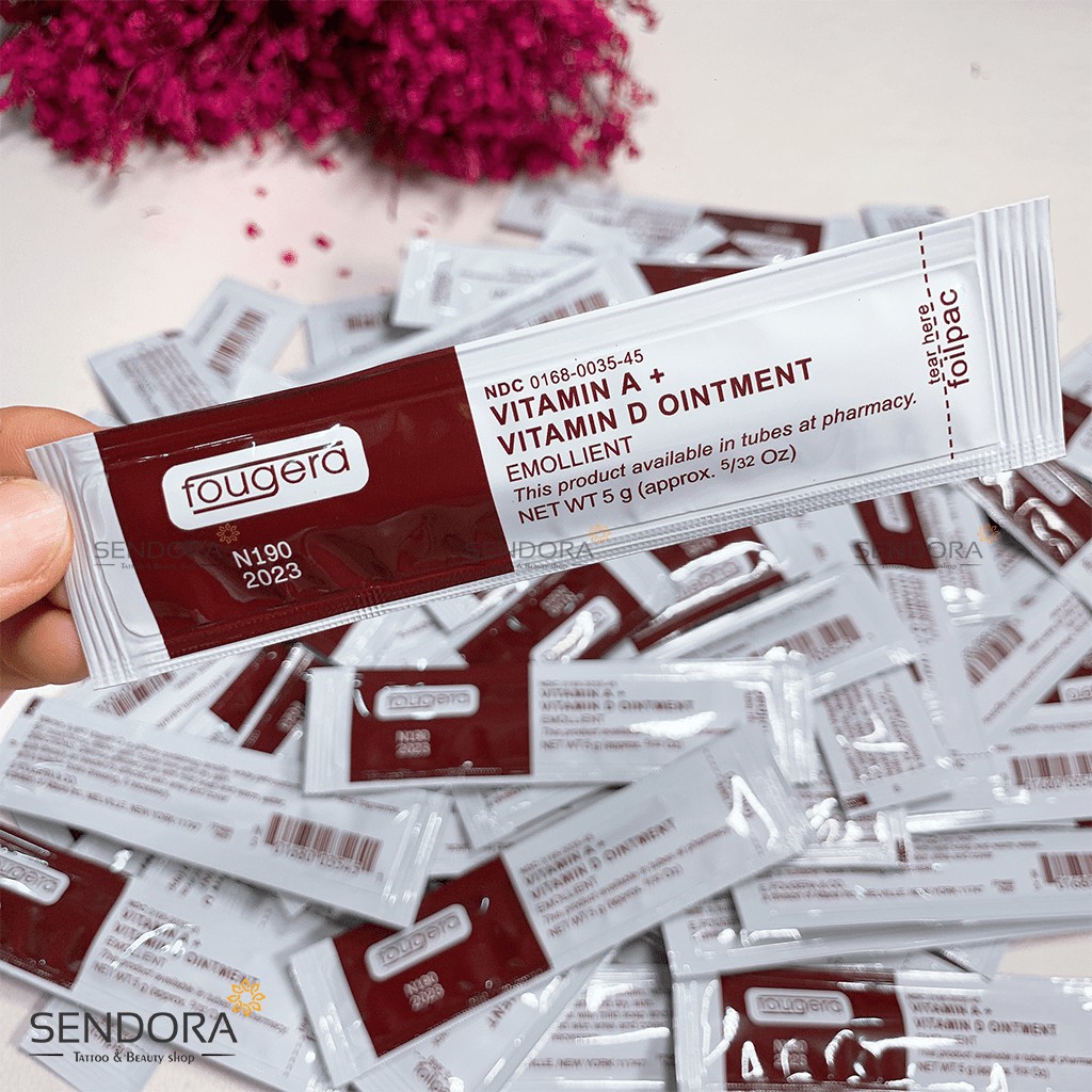 Dưỡng vitamin A&D sau phun xăm