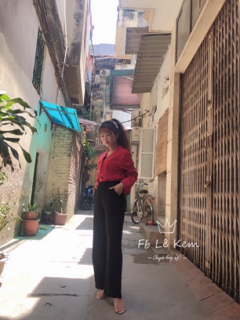 Quần Ống Xuông, Quần Tây Ống Rộng ❤️ [ FREESHIP ] ❤️ Quần Vải Chất Tuyết Mưa QC Đủ Màu Ảnh thật video Lekemqc