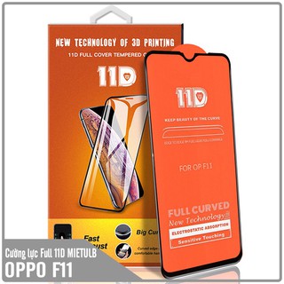 Kính cường lực 11D Oppo F11 Full viền Đen MIETUBL thumbnail