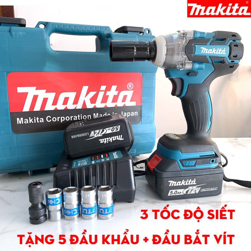 Máy Siết Bulong MAKITA 72V  – Máy Siết Bu Lông, Khoan Pin - Bắn Vít Ko Chổi Than