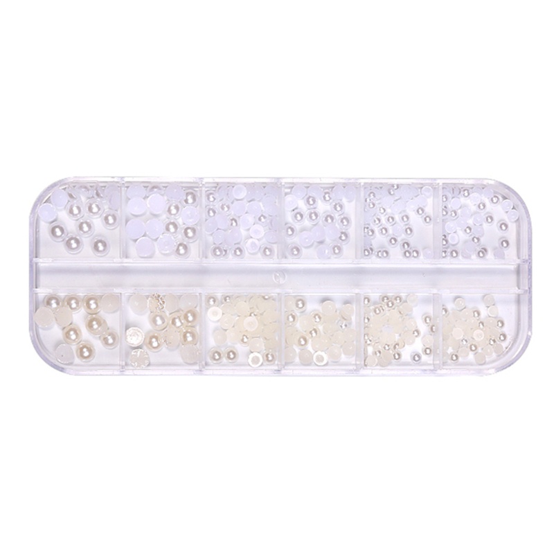 Phụ Kiện Hạt 3D Hình Vỏ Sò / Trái Tim Dùng Trang Trí Móng Nghệ Thuật