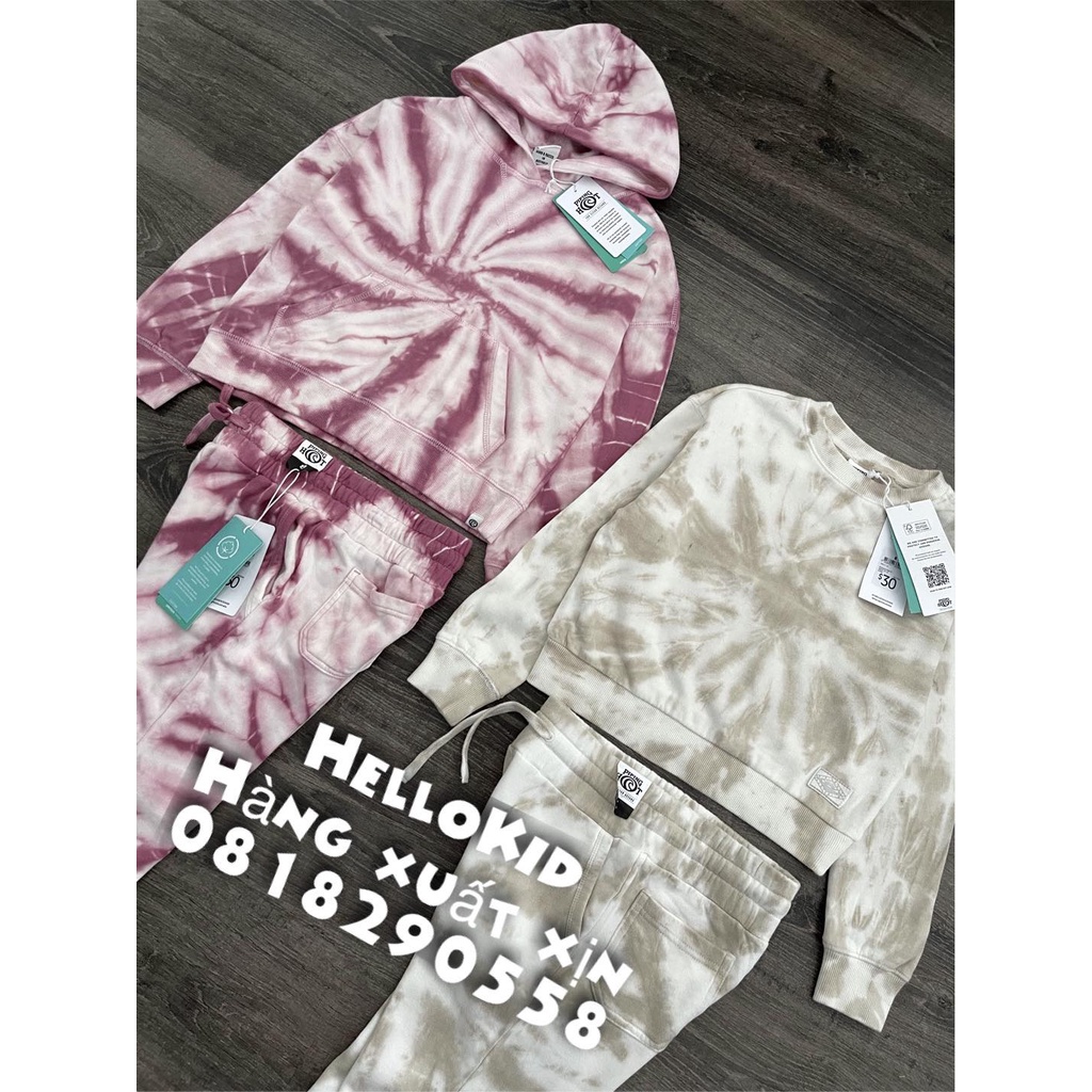 B514-Bộ nỉ loang HOT bé trai và bé gái sz đại