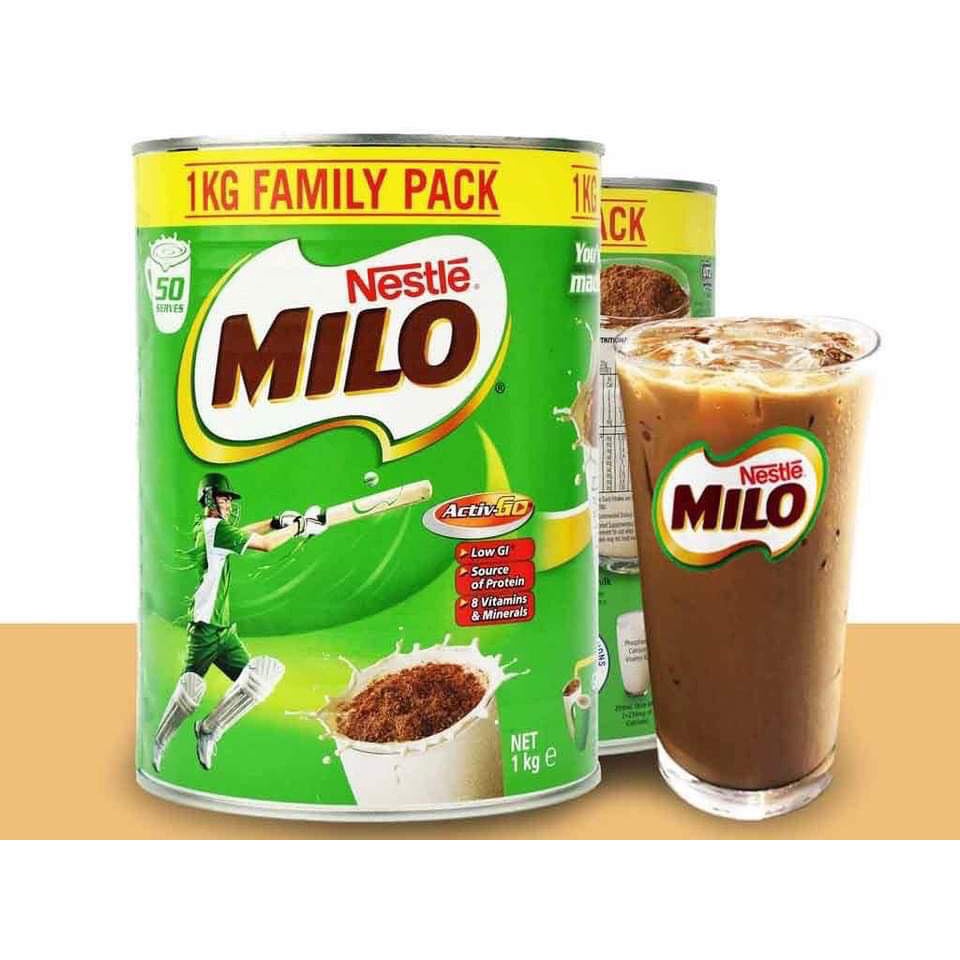 Sữa Milo Úc 1 kg chính hãng cho bé date mới