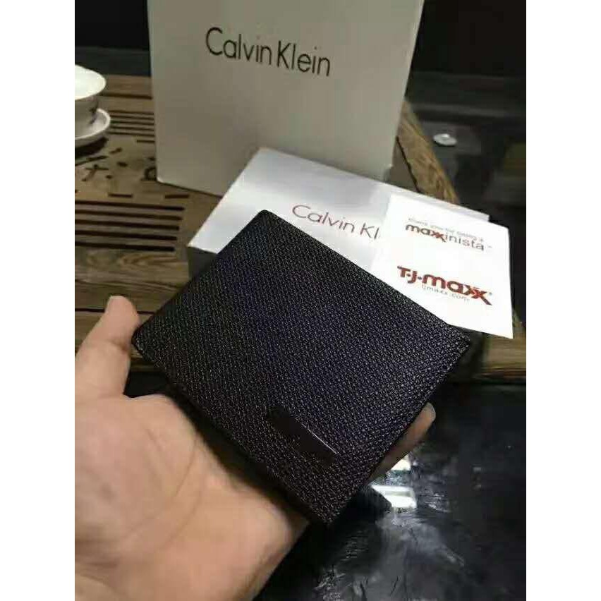 Combo ví da sần Calvin Klein
