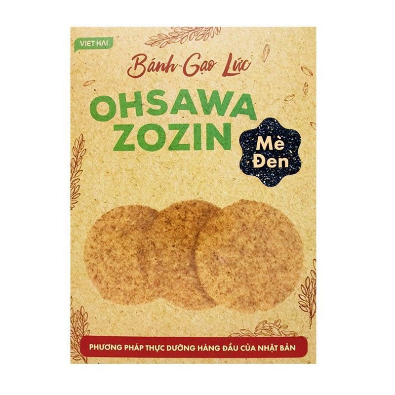 Bánh gạo lức rong biển Ohsawa Zozin 125g- Cho người ăn kiêng, tiểu đường (mẫu hộp mới)