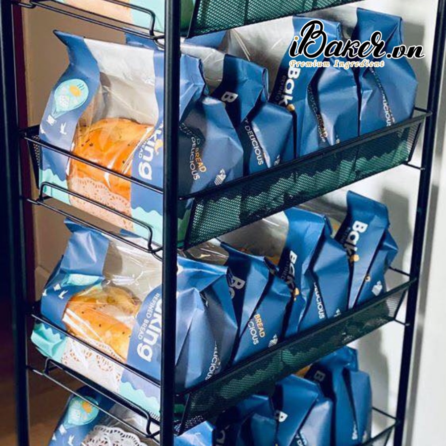 [Xấp 10] Túi bánh mì ngang đựng bánh mì hoa cúc/ bánh mì sandwich