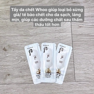 Tẩy tế bào chết dạng kỳ làm sáng da. Brightening Gel whoo