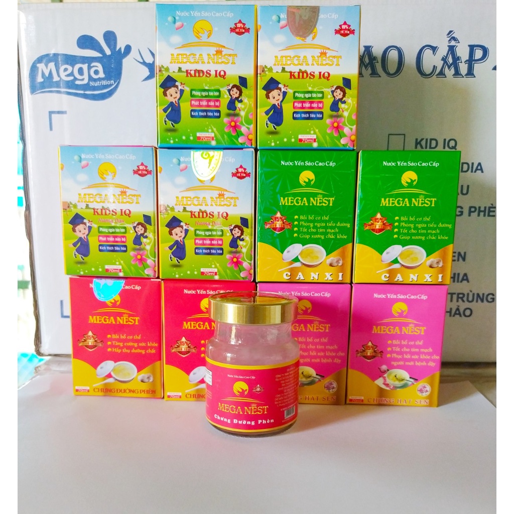 Hũ yến sào Mega Nest dành cho người lớn và em bé 70gr