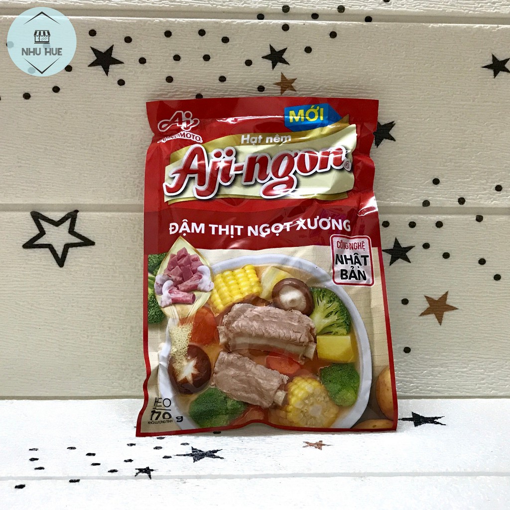 Hạt nêm Aji-ngon vị heo (bịch 170g)