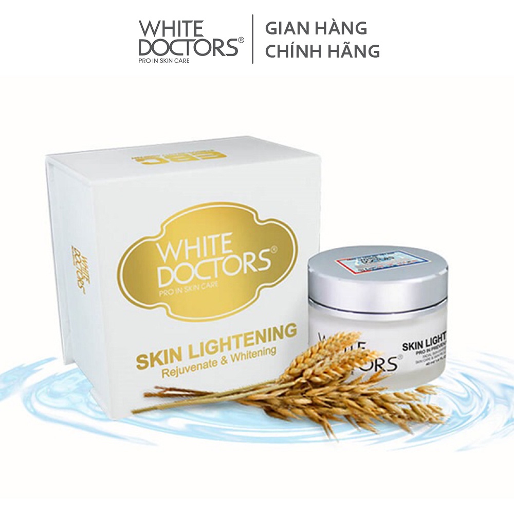 Kem làm trắng da mờ nếp nhăn White Doctors Skin Lightening 40g