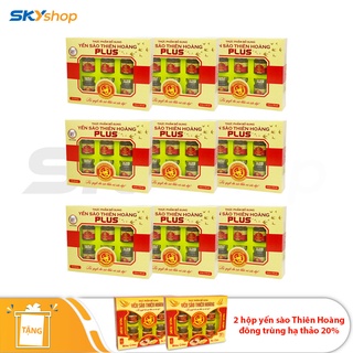 [Combo 11 Hộp] 9 Hộp Yến Sào Thiên Hoàng 18% - Tặng 2 Hộp Yến Sào Thiên Hoàng Đông Trùng Hạ Thảo 20%