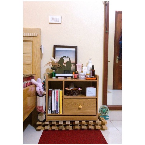 Tủ Đầu Giường 🚛 MIỄN PHÍ SHIP🆓 Táp Để Đầu Giường Gỗ MDF Cao Cấp Lắp Ghép
