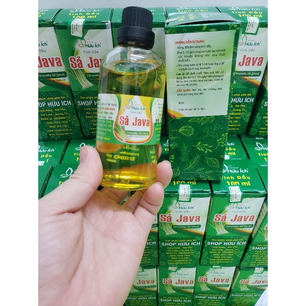 Tinh dầu sả java 100ml đuổi muỗi kiến côn trùng