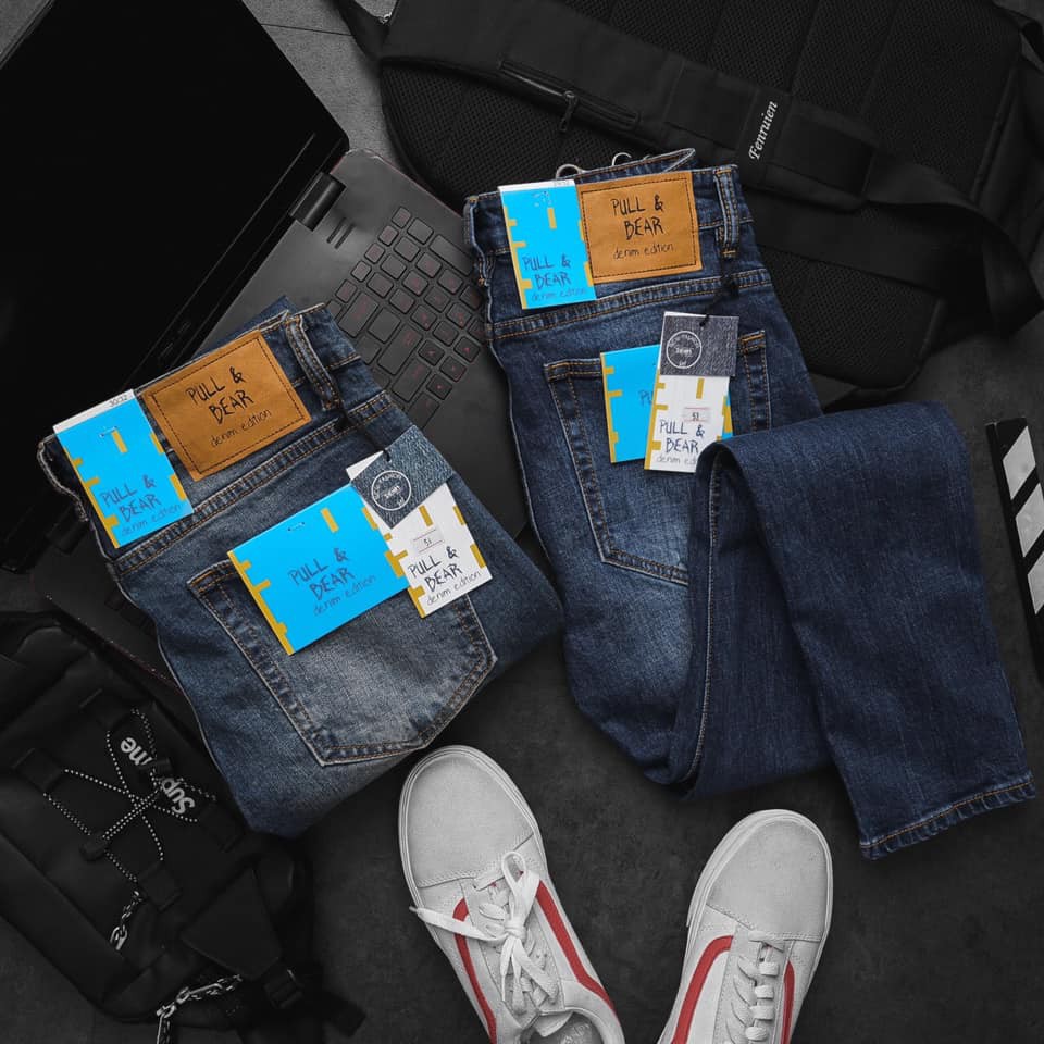 Quần Jeans Nam Slimfit Pull & Bear Cao Cấp