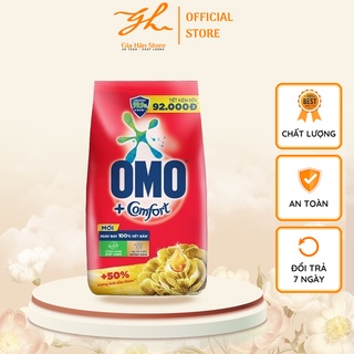 Bột giặt Omo hương thơm ngất ngây giá siêu rẻ 5,8kg và Comfor 5,3kg S300