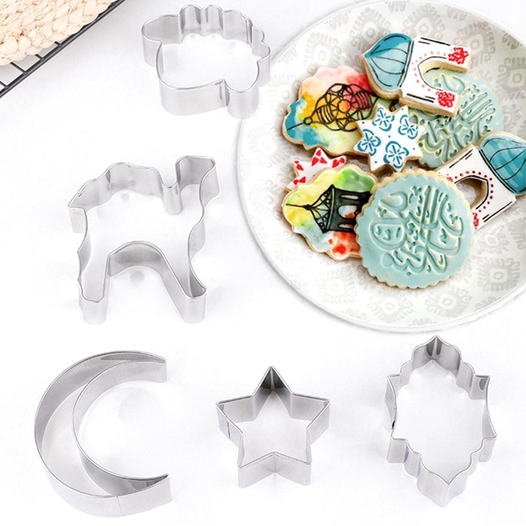 AUGUSTINA Dụng Cụ Cắt Bột Làm Bánh Bằng Thép Không Gỉ DIY