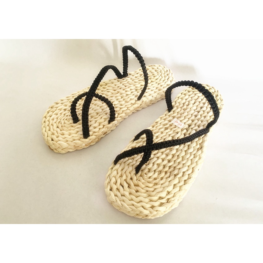 Dép Cói Đan Lát Hình Nhân Vật Luffy Trong One Piece Thời Trang Cá Tính Dành Cho Cặp Đôi