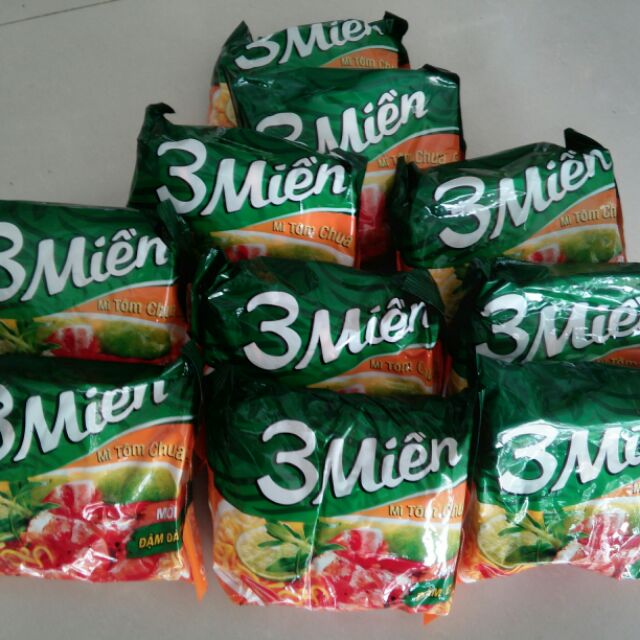10 gói mì 3 miền