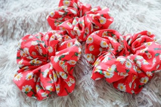 Đồ cột tóc - Scrunchies - A48 đỏ hướng dương