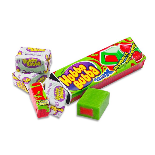 (2 loại) Kẹo gum Hubba Bubba Max thanh 35gr (5 viên)