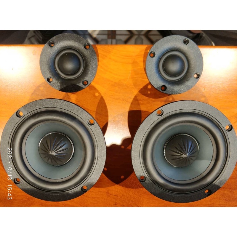 Loa Mid Bass + Treble Domigo A9 4inch 4ohm 40-100w , Treble 1,6inch 4ohm 30-80w [Combo loa]