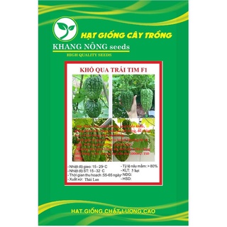Hạt giống khổ qua trái tim f1 kns3253 - gói 5 hạt