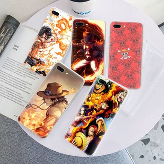 Ốp Lưng Trong Suốt Tr136 One Piece Ace Cho Iphone 8 7 6 6s 5 5s Se 5c 4s 4