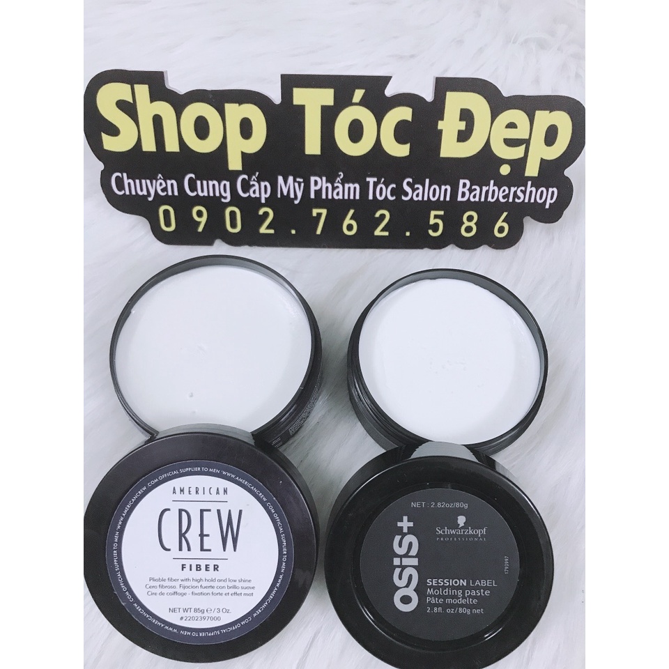 Sáp vuốt tóc American Crew Fiber + sáp osis+ black 80g  Hương Tự Nhiên Nam Tính