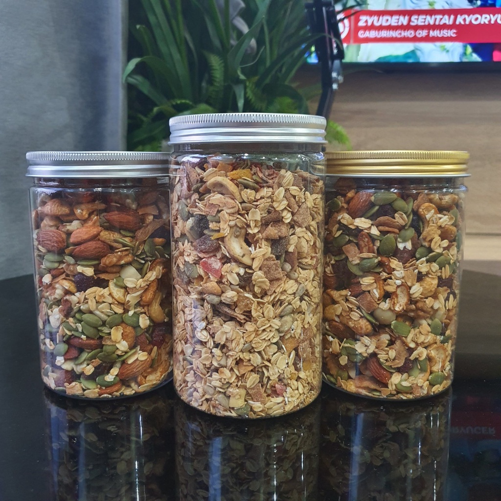 Granola siêu hạt, ngũ cốc dinh dưỡng ăn kiêng &amp; giảm cân 500Gr, Eat Clean, Healthy - Thực Dưỡng Xanh